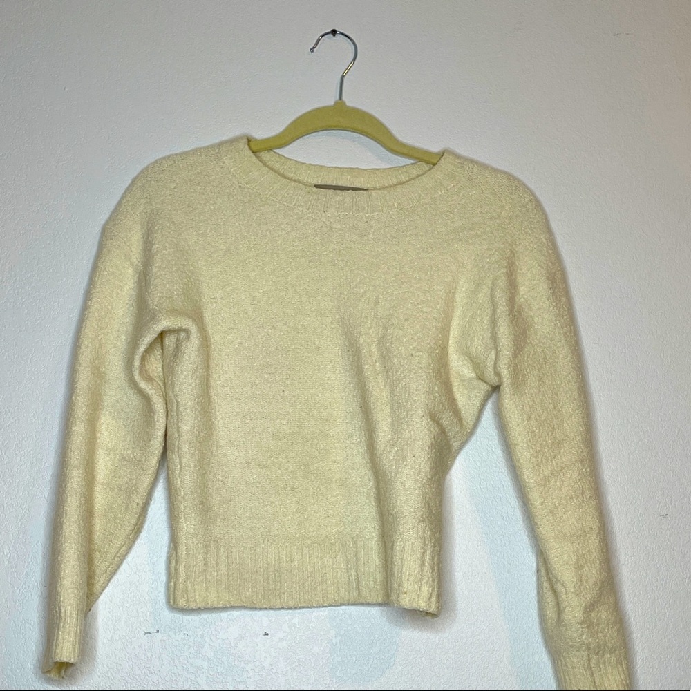 Everlane cream sweater XS